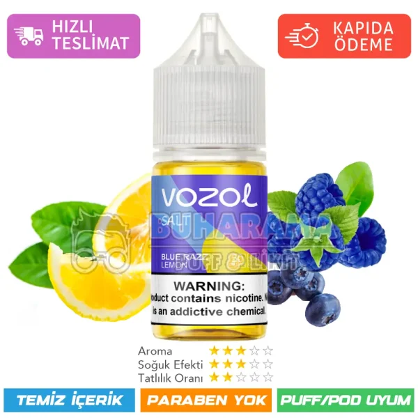 Vozol Likit Blue Razz Lemon