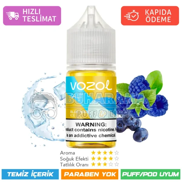 Vozol Likit Blue Razz ice