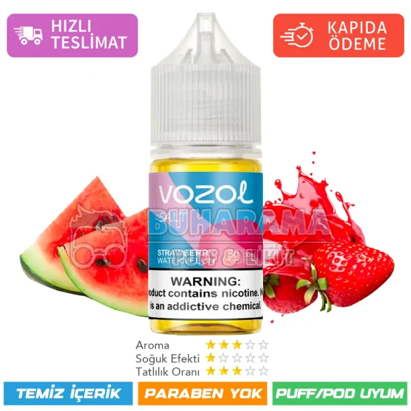 Vozol Likit Strawberry Watermelon Salt 30ml