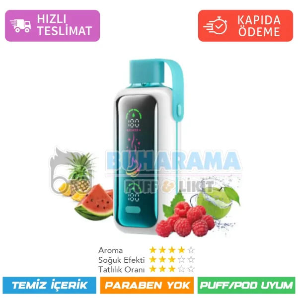 Vozol Star 20000 Puff Raspberry Apple Watermelon Pineapple